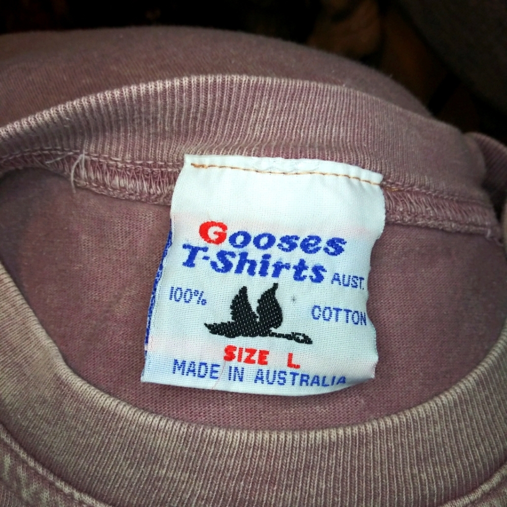 Vintage Danny Eastwood Aboriginal Art Australia "The Corroboree" Gooses T-Shirt - Picture 9 of 11